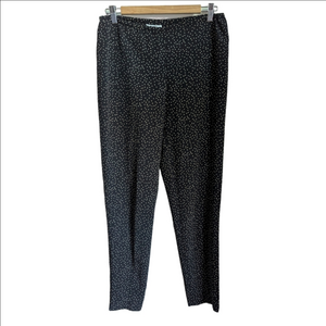 VINTAGE AGNÈS B French Luxury Chic Retro Black White Polka Dots Size Small